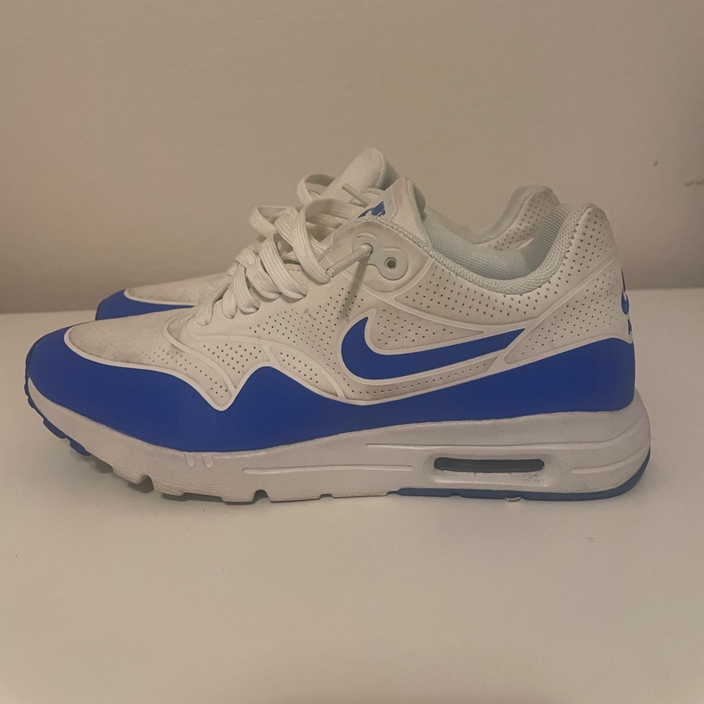 Nike Air Max 1 Ultra Moire Racer Blue used womens size 8.5